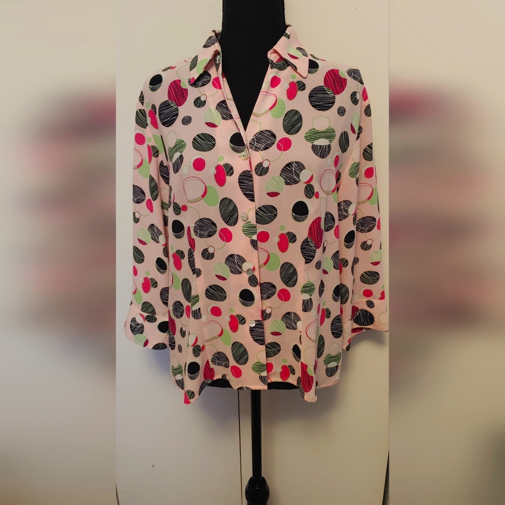 Pink Multi Color Blouse